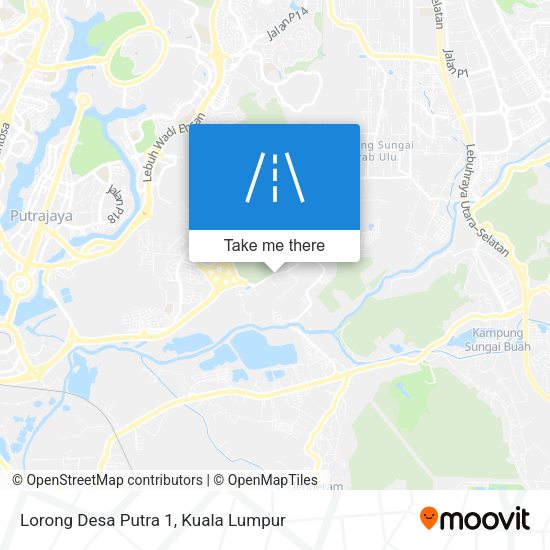 Peta Lorong Desa Putra 1