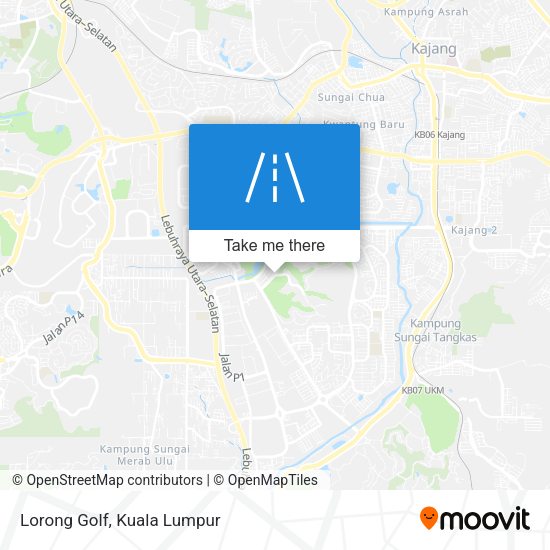 Lorong Golf map