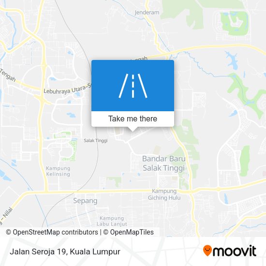 Peta Jalan Seroja 19