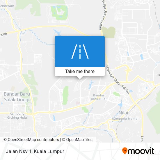 Jalan Nsv 1 map