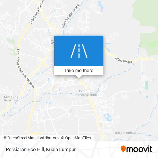 Persiaran Eco Hill map