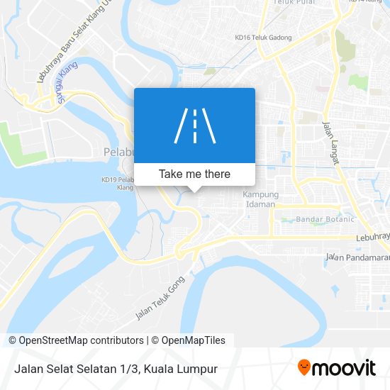 Jalan Selat Selatan 1/3 map