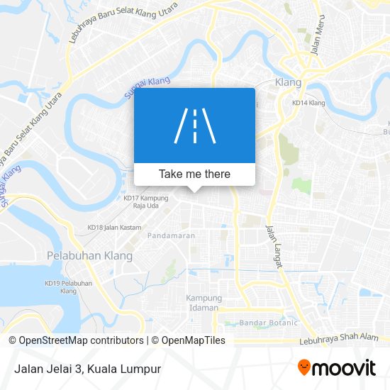 Jalan Jelai 3 map