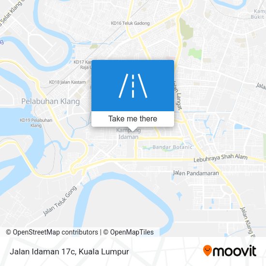 Jalan Idaman 17c map