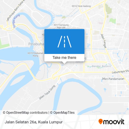 Jalan Selatan 26a map