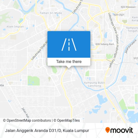 Jalan Anggerik Aranda D31/D map