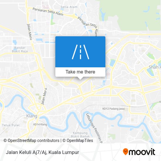 Peta Jalan Keluli Aj7/Aj