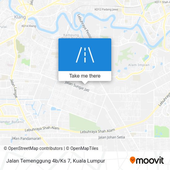 Jalan Temenggung 4b/Ks 7 map
