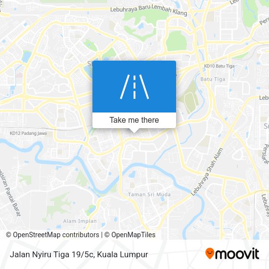 Jalan Nyiru Tiga 19/5c map