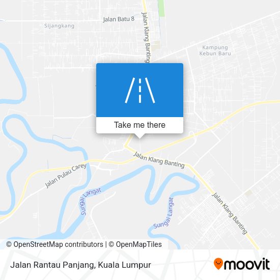 Jalan Rantau Panjang map