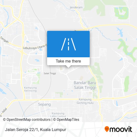 Jalan Seroja 22/1 map