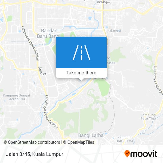 Jalan 3/45 map