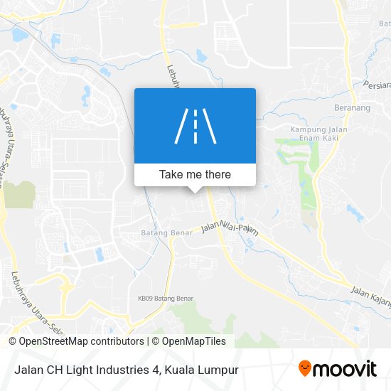 Jalan CH Light Industries 4 map
