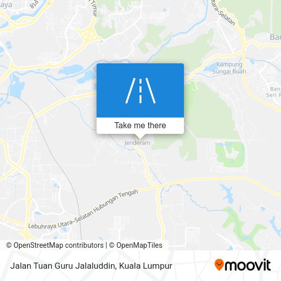 Jalan Tuan Guru Jalaluddin map