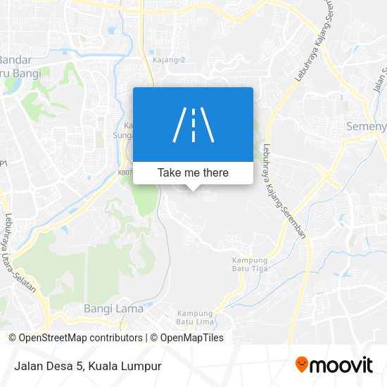 Jalan Desa 5 map