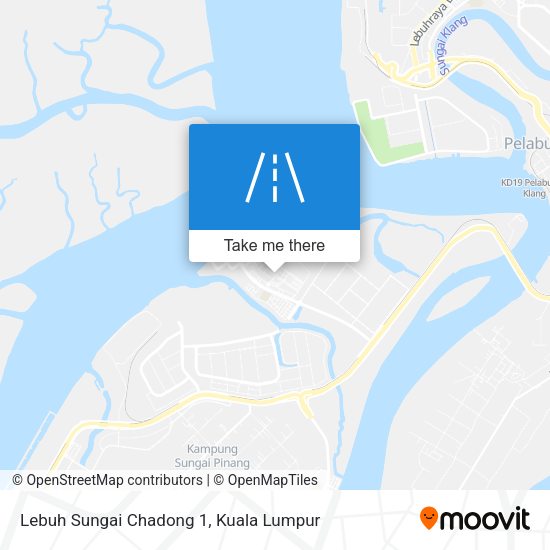 Lebuh Sungai Chadong 1 map