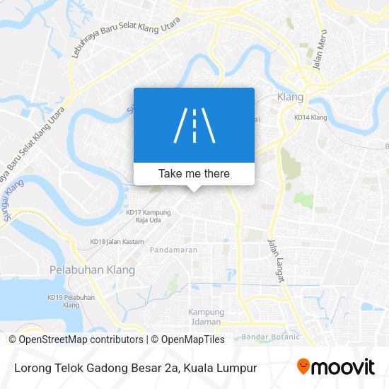 Peta Lorong Telok Gadong Besar 2a