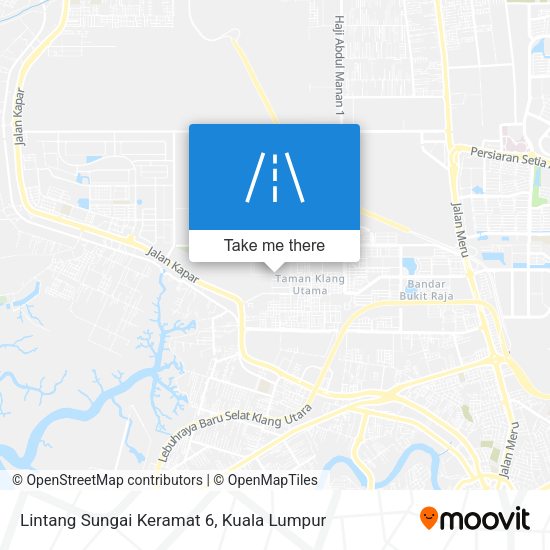 Lintang Sungai Keramat 6 map