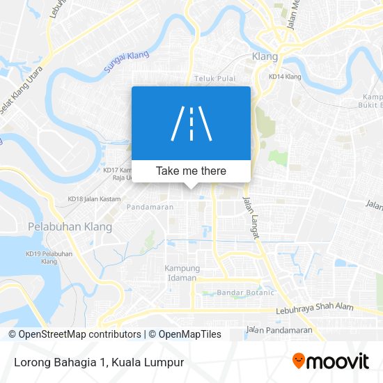 Peta Lorong Bahagia 1
