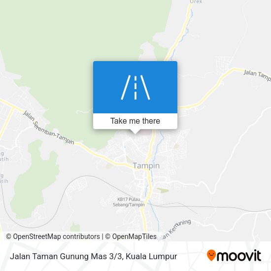 Jalan Taman Gunung Mas 3/3 map