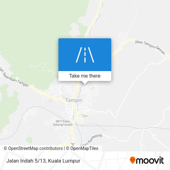 Jalan Indah 5/13 map