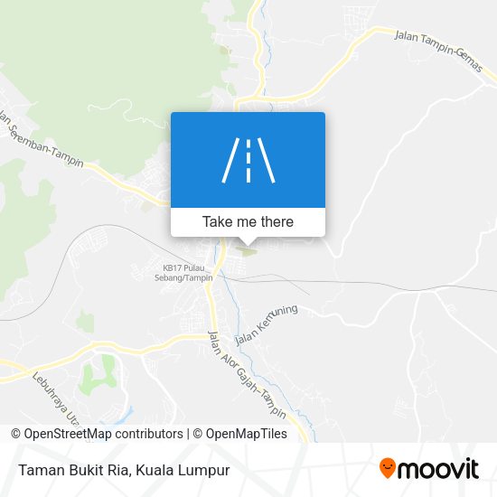 Peta Taman Bukit Ria