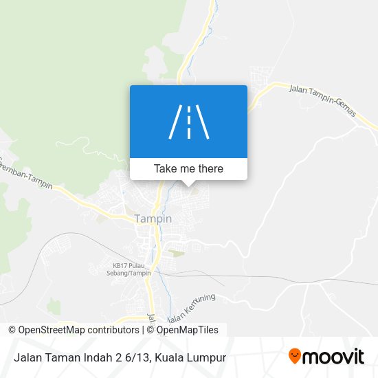 Peta Jalan Taman Indah 2 6/13