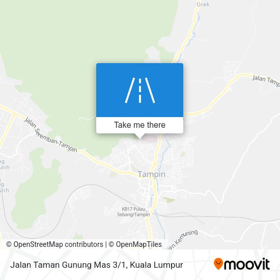 Jalan Taman Gunung Mas 3/1 map