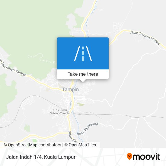 Peta Jalan Indah 1/4
