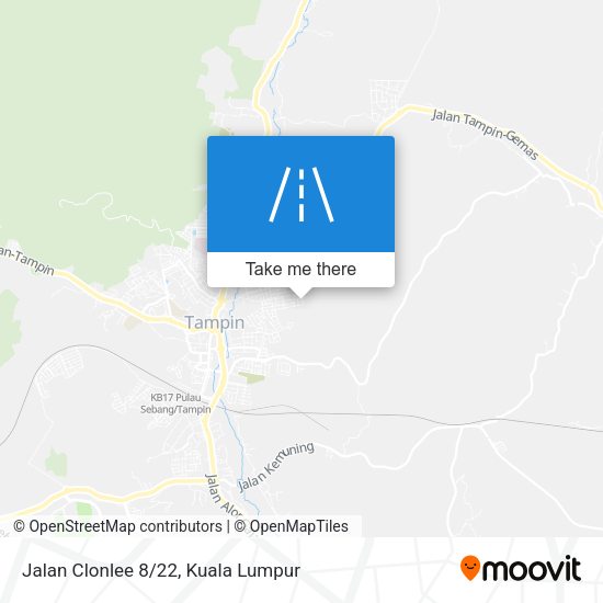 Peta Jalan Clonlee 8/22