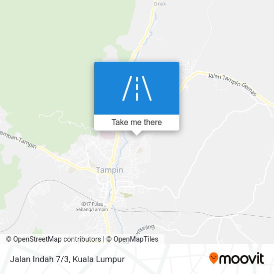 Jalan Indah 7/3 map