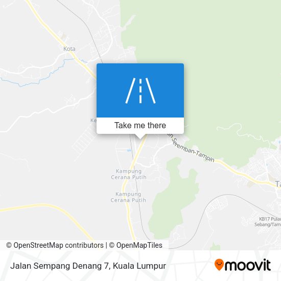 Peta Jalan Sempang Denang 7