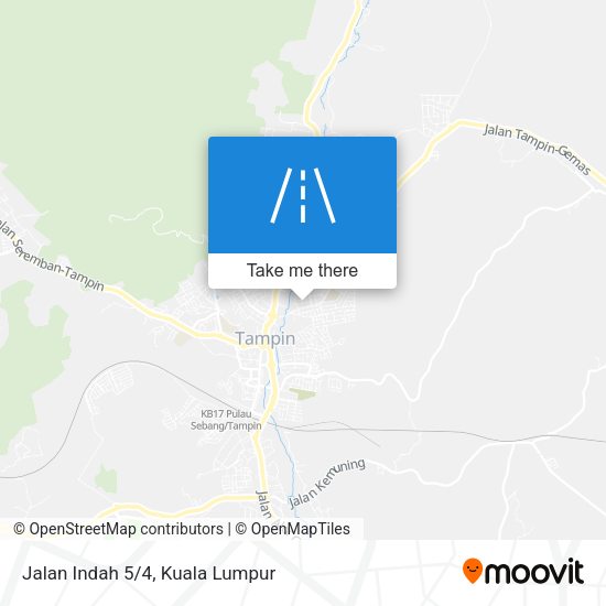 Jalan Indah 5/4 map