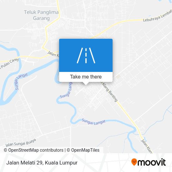 Jalan Melati 29 map