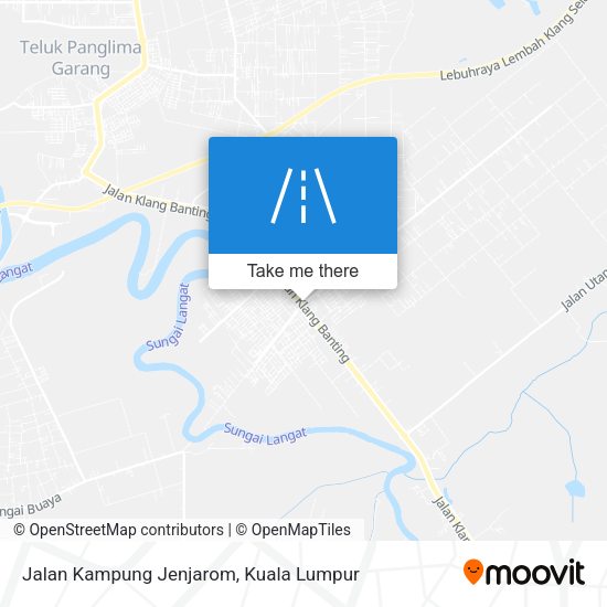 Peta Jalan Kampung Jenjarom