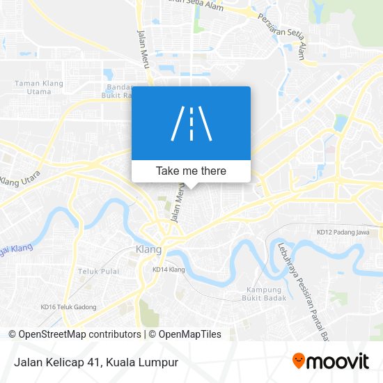 Jalan Kelicap 41 map