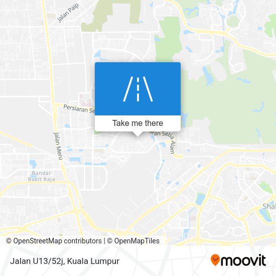 Peta Jalan U13/52j