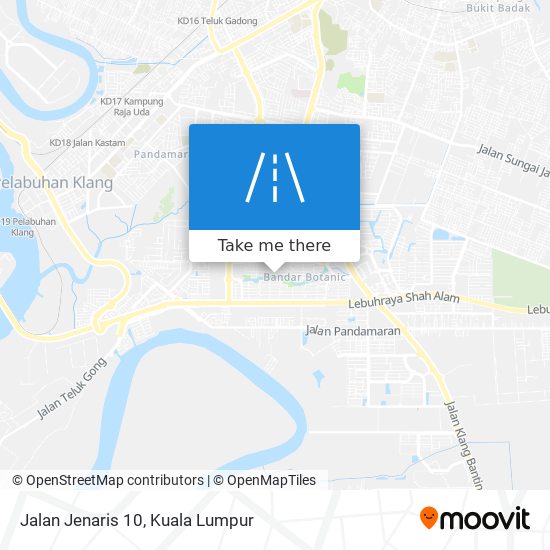 Jalan Jenaris 10 map