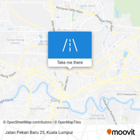 Jalan Pekan Baru 25 map