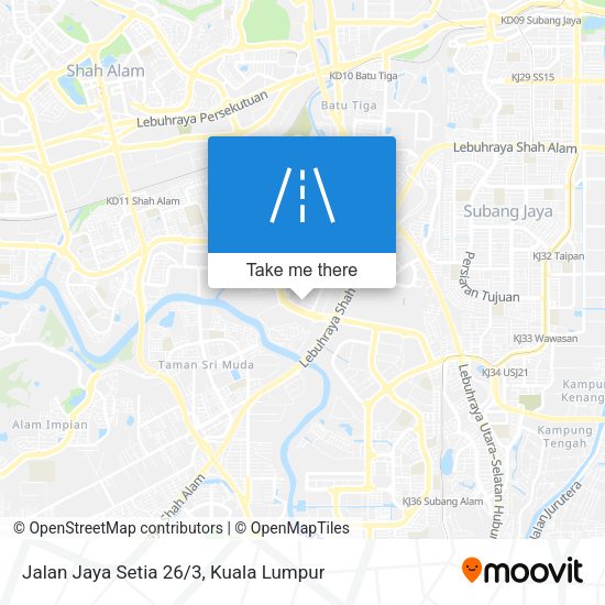 Jalan Jaya Setia 26/3 map