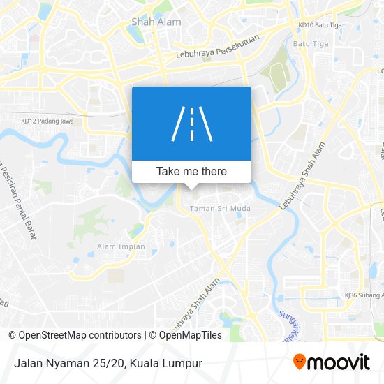 Peta Jalan Nyaman 25/20
