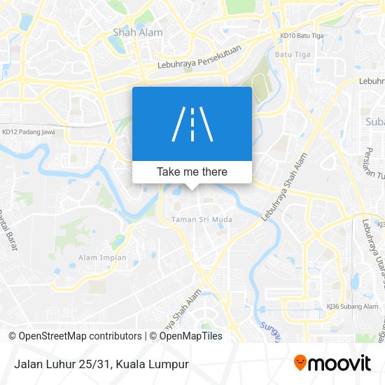 Peta Jalan Luhur 25/31