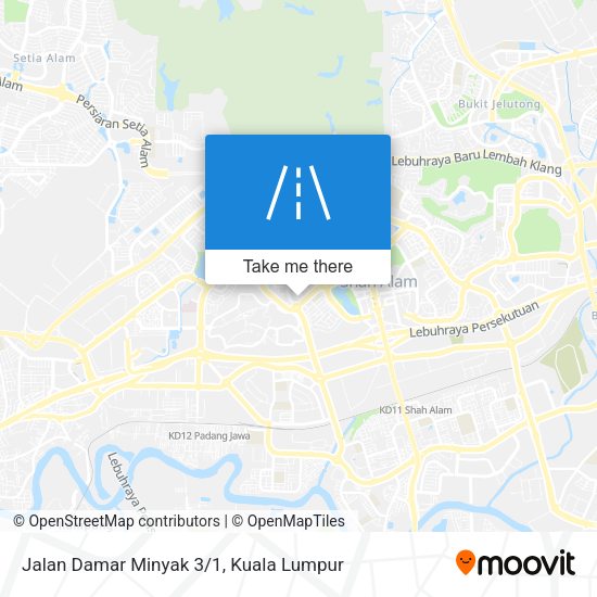 Jalan Damar Minyak 3/1 map
