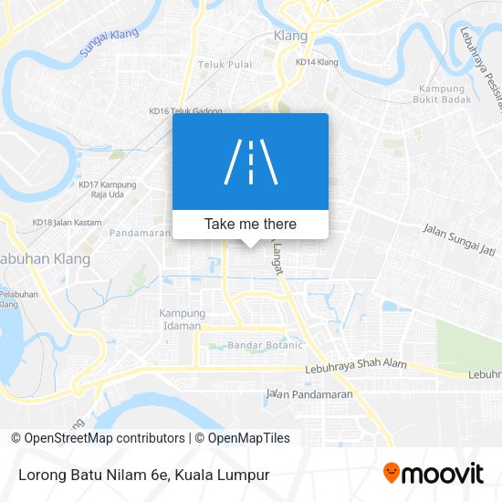 Peta Lorong Batu Nilam 6e