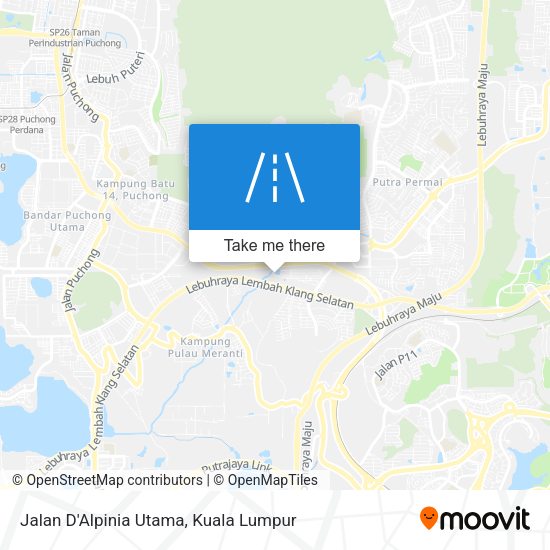Jalan D'Alpinia Utama map
