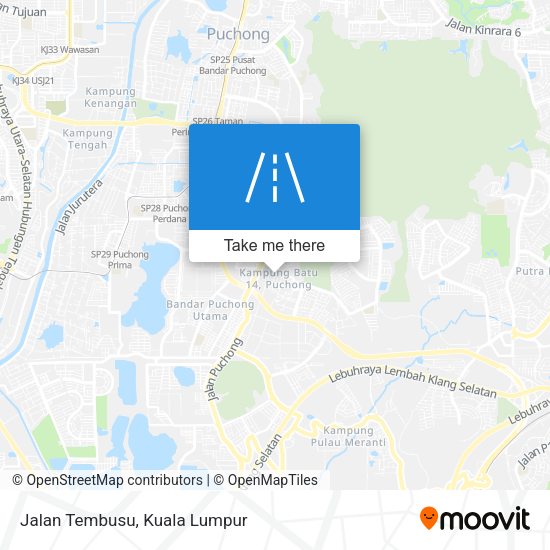 Peta Jalan Tembusu