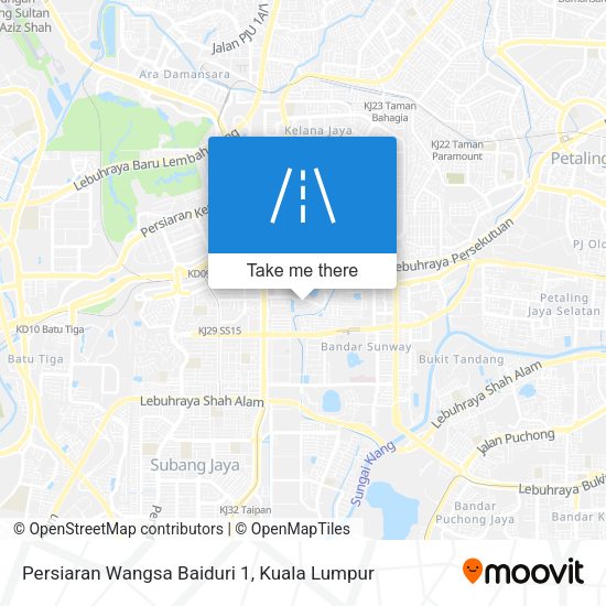 Peta Persiaran Wangsa Baiduri 1