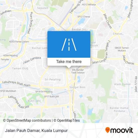 Jalan Pauh Damar map