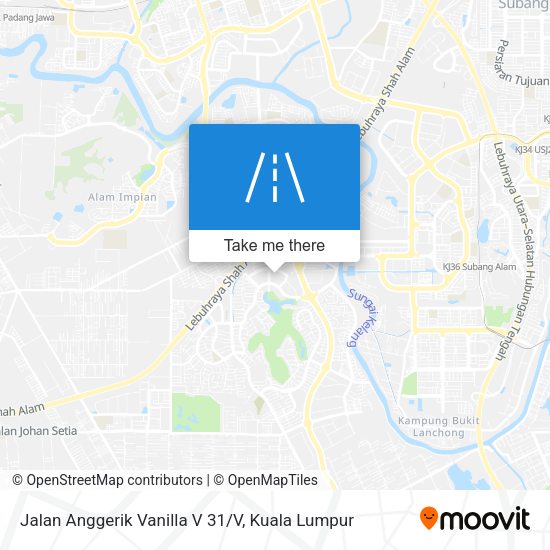Peta Jalan Anggerik Vanilla V 31/V
