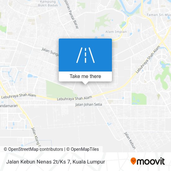 Peta Jalan Kebun Nenas 2t/Ks 7